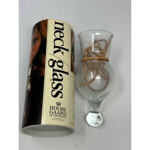 Neck Glass Vintage 70's Denmark Holmegaard Copenhagen Original Christer Holmgren